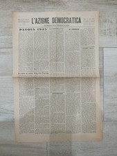 L'azione Democratica 1945 Foggia Vita Del Partito Lucera Cerignola
