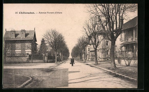 Cpa châteaudun avenue - cpa,