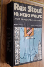 REX STOUT IO,NERO WOLFE OMNIBUS GIALLI MONDADORI PRIMA EDIZIONE 5 35°STRADA 1983