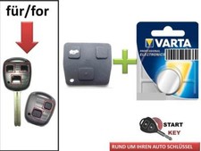 Toyota chiave gomma + batteria Yaris Corolla Avensis key chiave cle Llave 