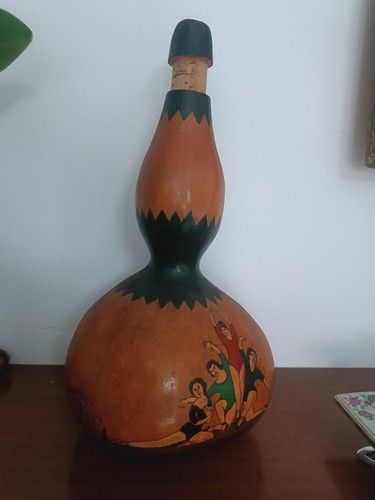 Vecchia zucca bottiglia.