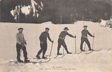 Les alpes - sports d' hiver -