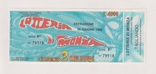 Biglietto Lotteria di Monza -