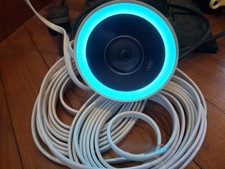 Google - Nest Cam IQ Telecamera di sicurezza esterna, NC4100 - Bianco