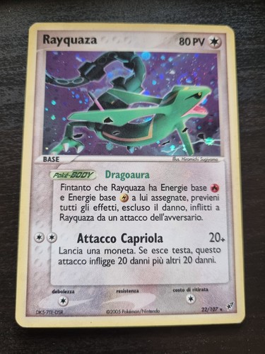 Pokemon rayquaza 107 - 22/107, ex