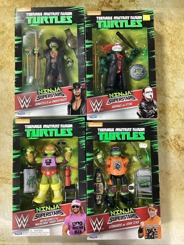 Playmates toys tmnt wwe ninja - toys,