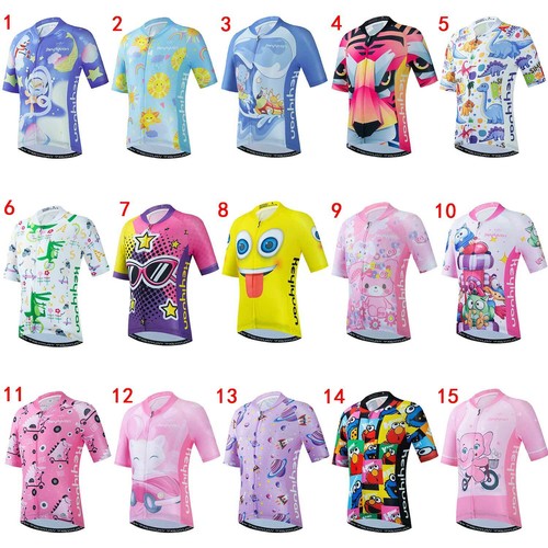 Maglia ciclismo bambina manica