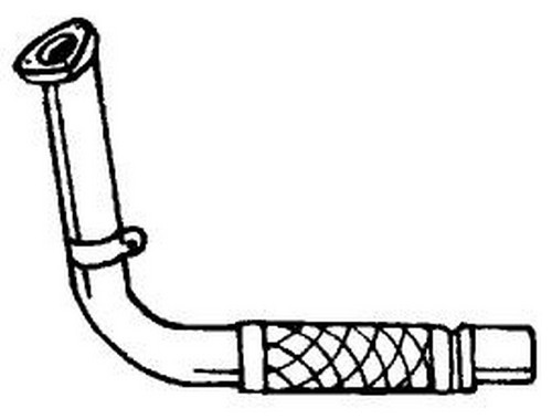 Tubo gas scarico per - cv,