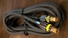 S-VIDEO RCA Home Theatre placcato oro grado studio digitale fascia alta CAVO 12 piedi