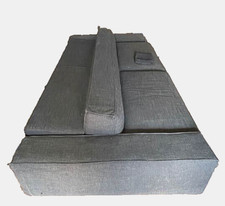 ISOLAGIORNO Divano Design bifrontale doppia seduta marrone e nero ZONA GR0SSETO