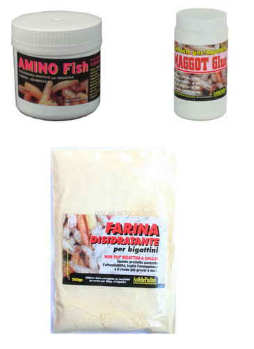 Combo pesca esca bigattini - esca,