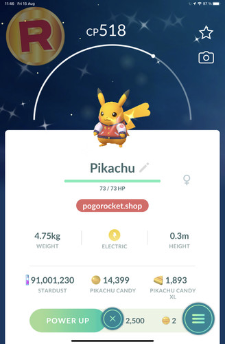 Shiny pikachu wcs varsity - wcs,