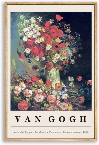 Vaso van gogh con stampa - gogh,