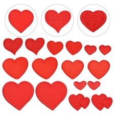  16 Pcs Toppe Ricamate Per