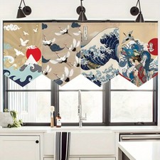 Giapponese Corto Noren Porta