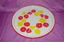 LOTTO COPPIA VASSOI METALLO ROTONDI BUITONI FRESCO COLLEZIONE CASA BAR SERVIZIO