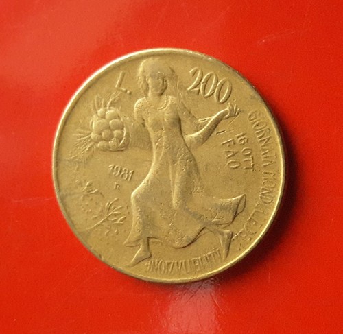 200 lire 1981 fao villa - 200,