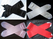 Guanti senza dita in raso