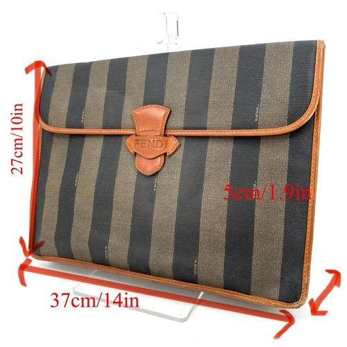 Fendi pochette borsa pvc - pochette,