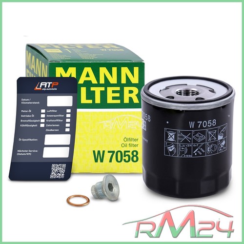 Mann filtro olio tappo - olio, +