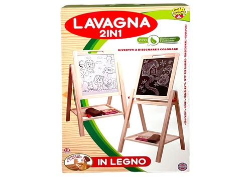 Lavagna grande in legno - grande,