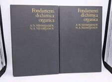 Fondamenti di chimica organica - Nesmejanov - Volume 1 e 2 - Edizioni  Mir 1984