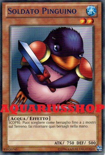 Soldato pinguino - yu-gi-oh,