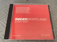 ducati sport classic sport 1000s 2007 manuale cd originale 