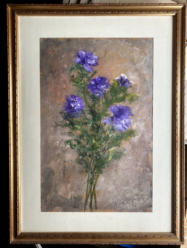Dipinto olio 1972 natura - dipinto,