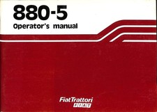 Fiat Trattori 880-5 Manuale