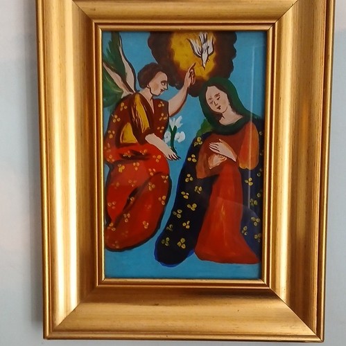 Dipinto vetro 20x29 - cm.,