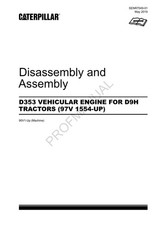 Caterpillar D353 MOTORE
