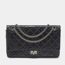 Borsa Chanel nera trapuntata