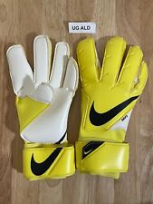 Nike GK Vapor Grip 3 Yellow/White/Black Size 9 Goalkeeper Gloves CN5651-765