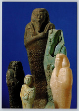 Cartolina Napatan Royal Ushabtis Funery Figure Università Pennsyvania Museum