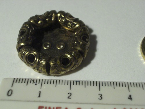 Bottone color oro antico - bottone,