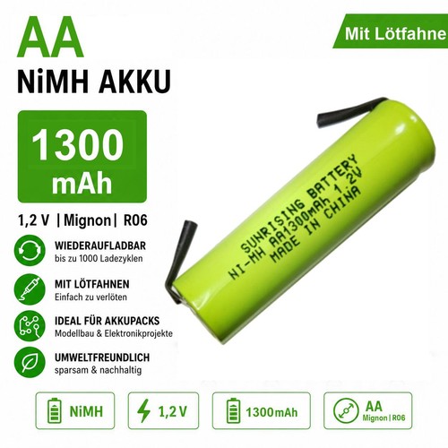 Batteria nimh 1300 mah 2 - batteria,