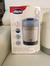 Sterilizzatore elettrico 8 biberon Chicco funzionante Steril Natural Basic