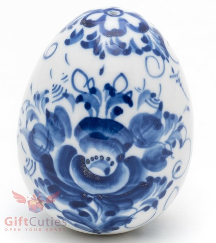 Gzhel porta uovo pasqua - porta,