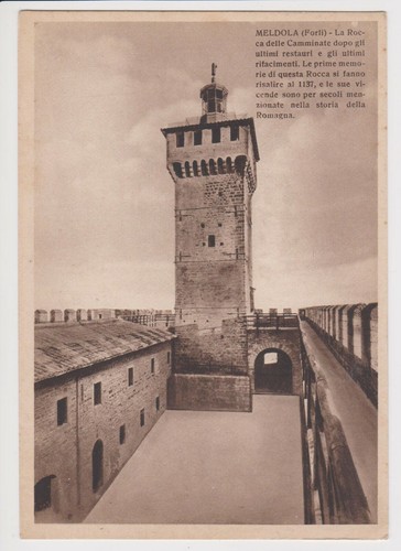 Vecchia cartolina meldola - cartolina,