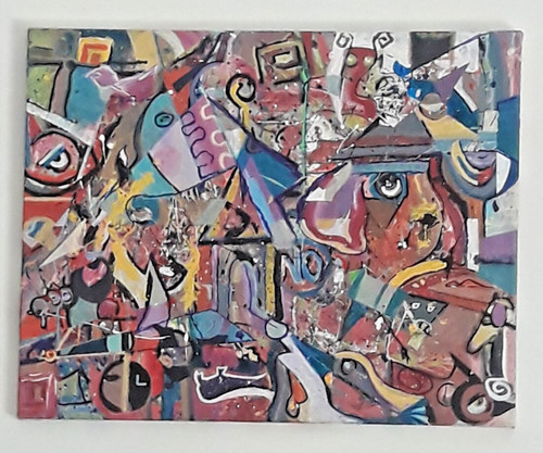 Quadro astratto 40 - quadro, x