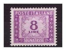 ITALIA 1956 - SEGNATASSE  8
