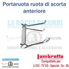 Portaruota di scorta anteriore Lambretta LI Serie 3 - TV Serie 3 - SPECIAL - SX