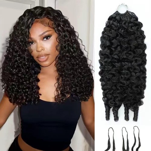 Piuma uncinetto capelli - , umani