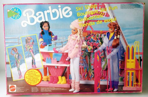 Raro playset barbie ski - barbie,