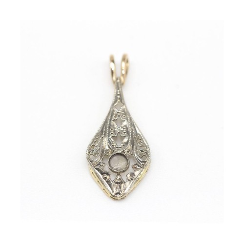 Ciondolo vintage oro platino - vintage, e