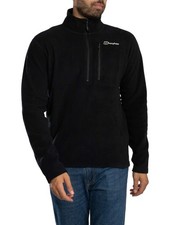 Berghaus Uomo Pile Polartec Prism Micro Half Zip, Nero