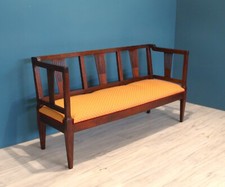 DIVANETTO PANCHINA due posti Vintage Liberty modernariato RESTAURO COMPLETO