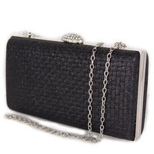 Pochette nera elegante da