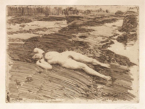 Zorn anders donna reclinata - zorn,